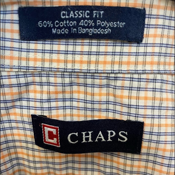 Chaps | Men’s size 16 32/33 | wrinkle free longslv - Picture 2 of 5